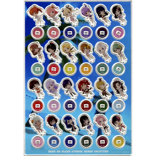 All Characters Venus Acrylic Stand Main Board DEAD OR ALIVE Xtreme Venus Vacation [USED]