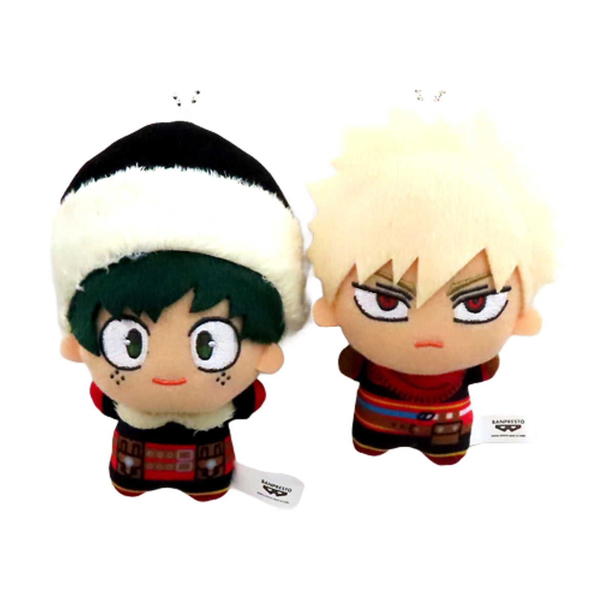 My Hero Academia Izuku Midoriya Katsuki Bakugo Chibigurumi Weekly Shonen Jump August 22, 2022 Issue Service For All Applicants 2 Piece Set Keychains [USED]