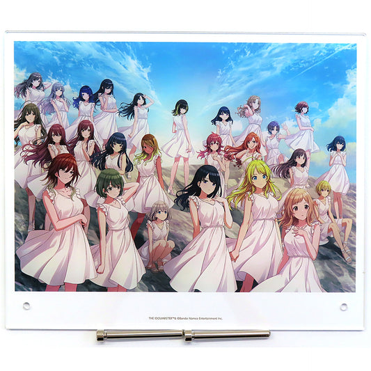 Group THE IDOLM@STER SHINY COLORS Commemorative Official Acrylic Panel 5thLIVE If I_wings. [USED]