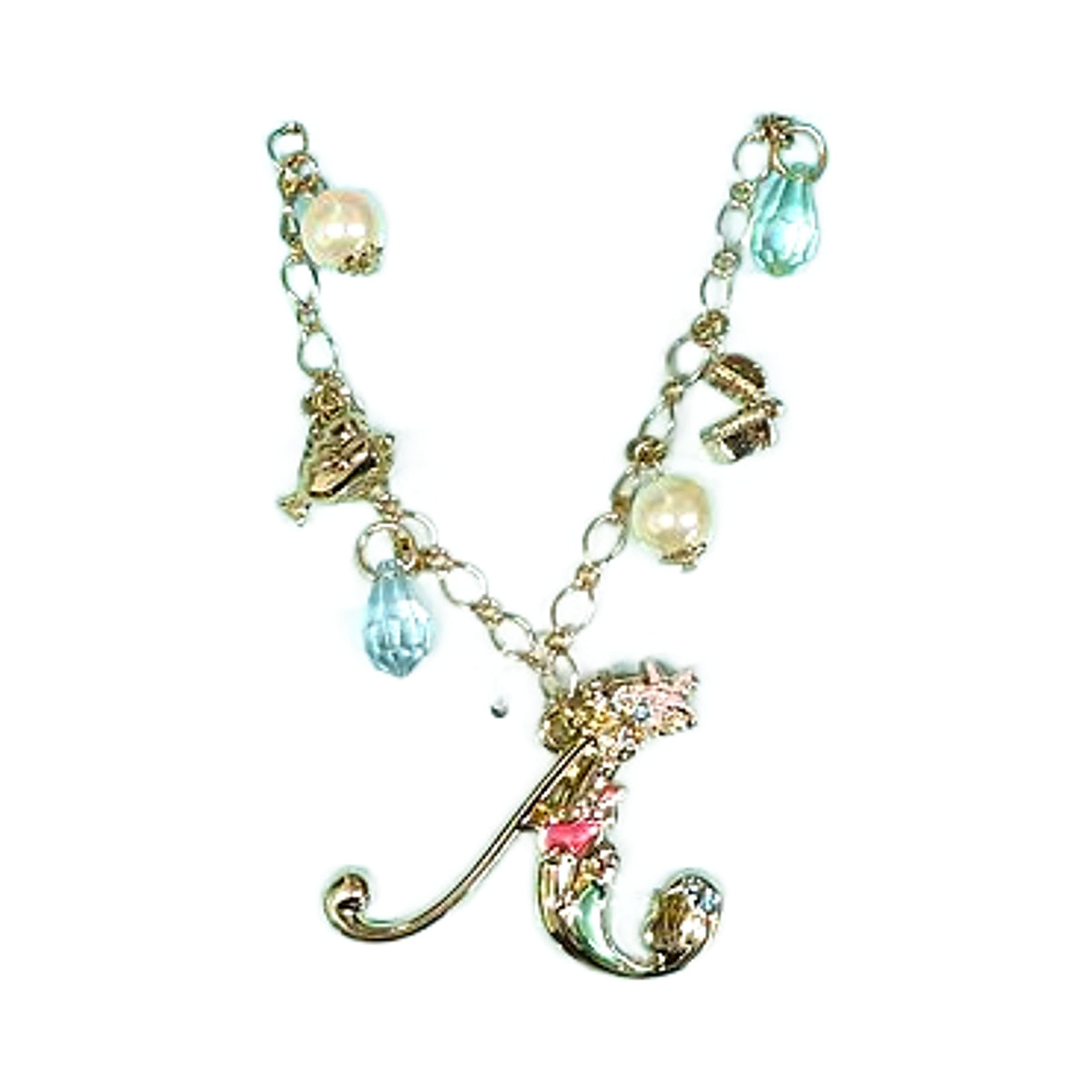 Ariel Motif The Little Mermaid Bag Charm Tokyo Disney Resort Limited Charm [USED]