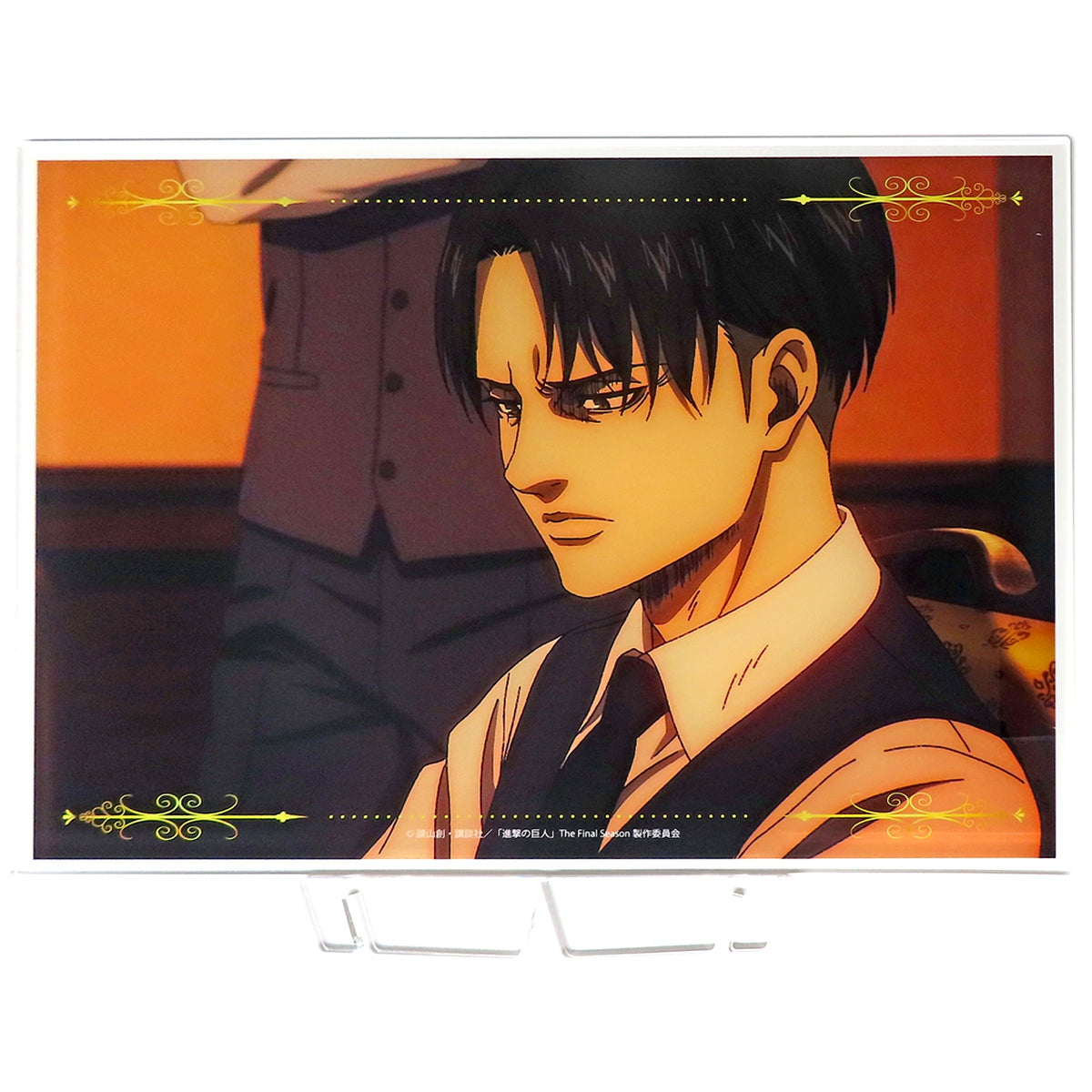 Levi Ackerman Suit Illustration Acrylic Board Attack on Titan Final Memories [USED]