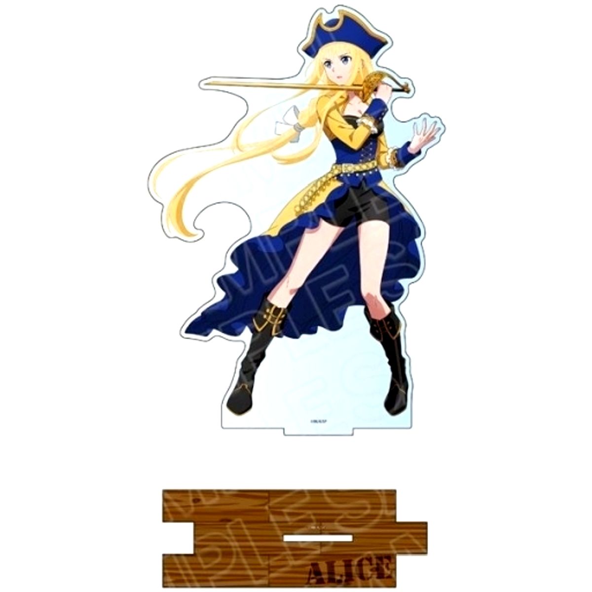 Alice Synthesis Thirty Pirate Navy Ver. Large Acrylic Stand Sword Art Online Kitchen Car [USED]