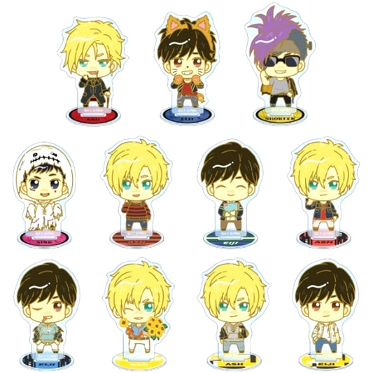 Set of 11 BANANA FISH Trading Chokonto! Vol. 2 Acrylic Stand [USED]