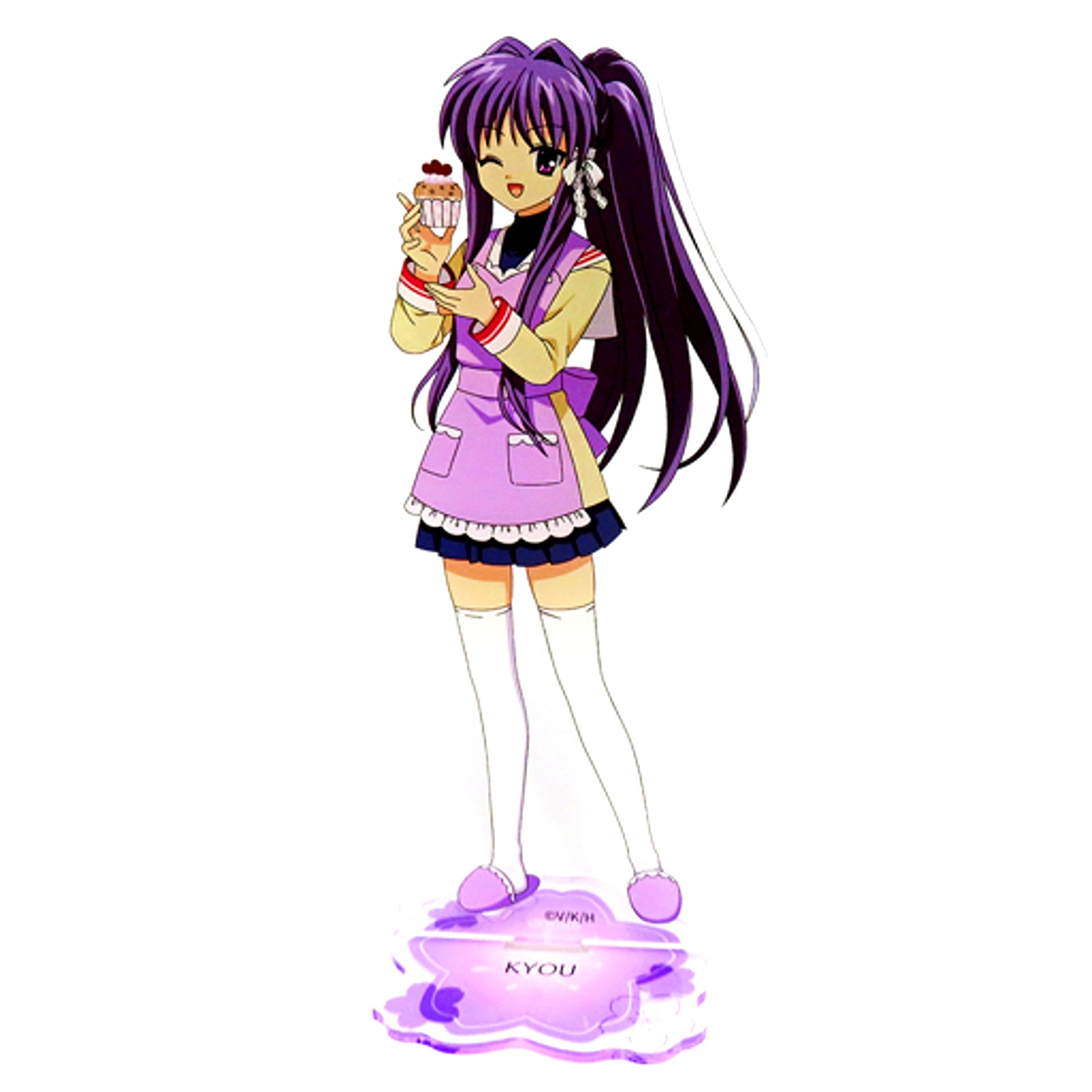 Kyou Fujibayashi BIG Acrylic Stand C Prize 2 CLANNAD MOLLY.ONLINE Scratch [USED]
