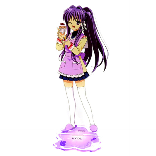 Kyou Fujibayashi BIG Acrylic Stand C Prize 2 CLANNAD MOLLY.ONLINE Scratch [USED]