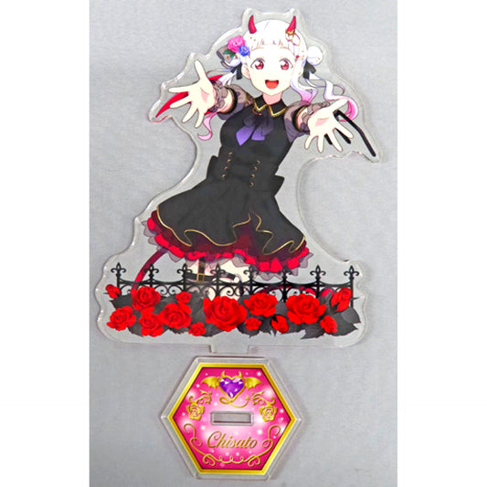 Chisato Arashi Big Acrylic Stand Liella! Little Devil Love Live! School Idol Festival GiGO Collabo Cafe 10th Anniv [USED]