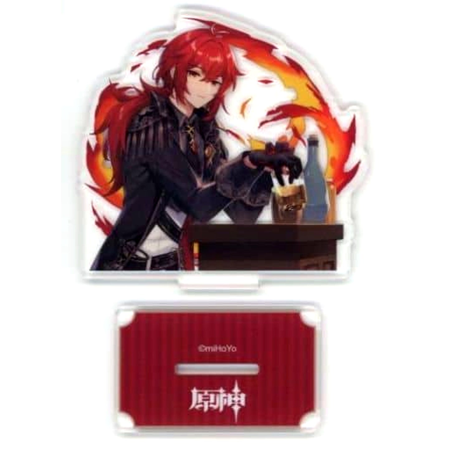 Diluc Genshin Impact Half Body Acrylic Stand Genshin x IPSTAR China Collaboration Cafe [USED]