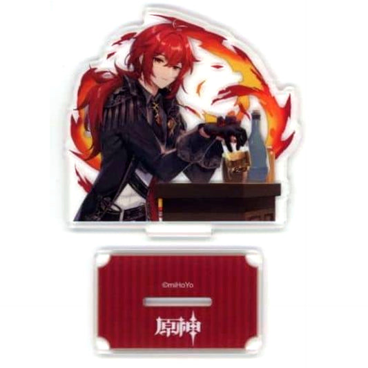 Diluc Genshin Impact Half Body Acrylic Stand Genshin x IPSTAR China Collaboration Cafe [USED]