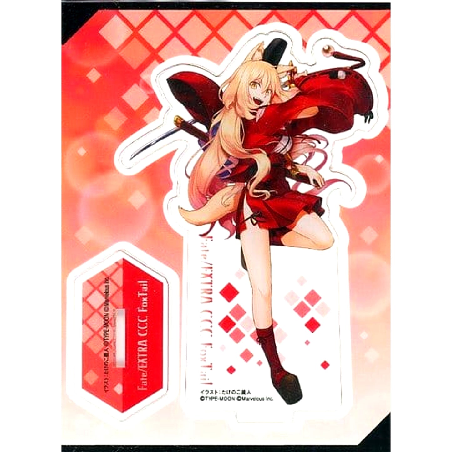 Suzuka Gozen Saber Fate/EXTRA CCC FoxTail Vol.8 Acrylic Stand Animate Ltd Set Bonus Single [USED]
