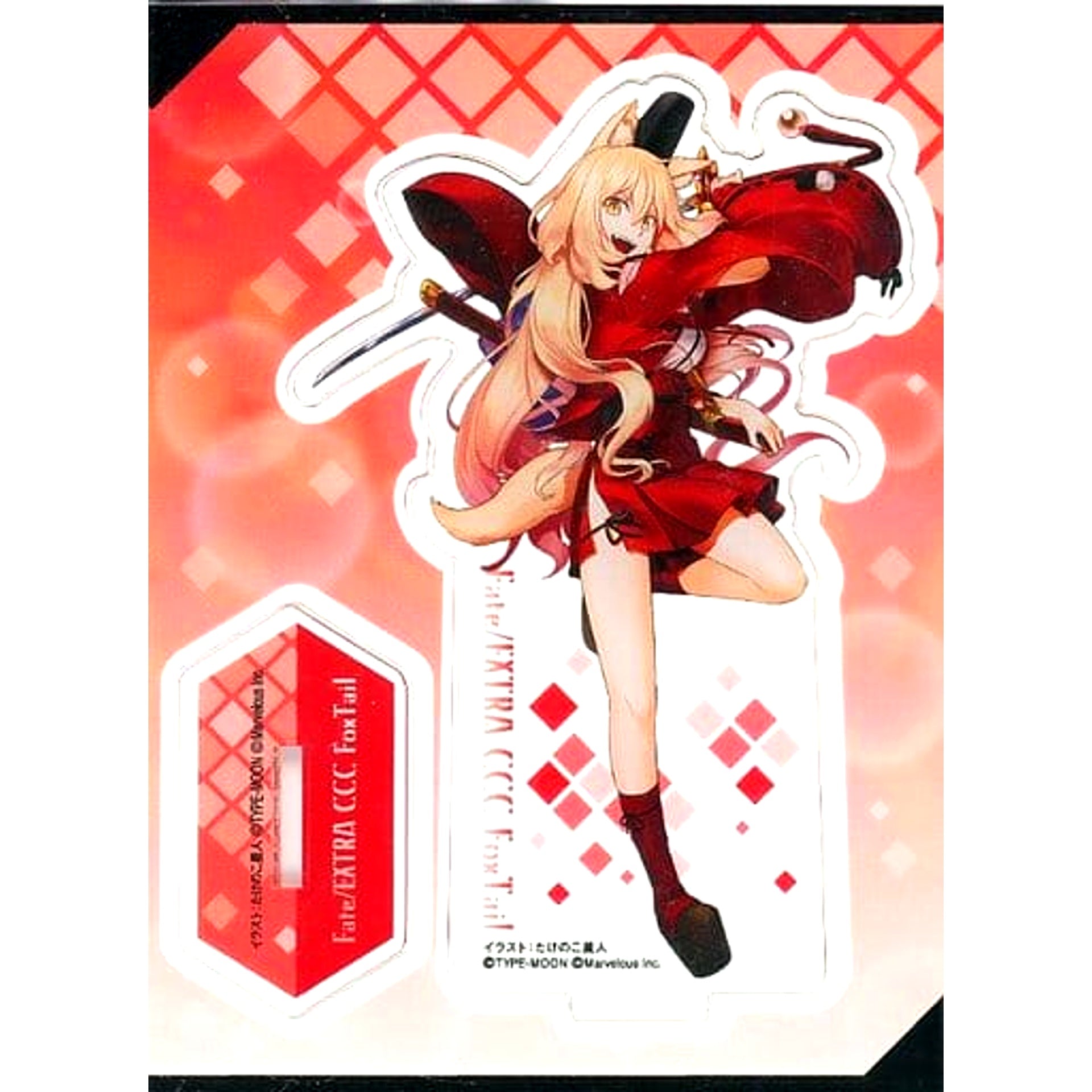 Suzuka Gozen Saber Fate/EXTRA CCC FoxTail Vol.8 Acrylic Stand Animate Ltd Set Bonus Single [USED]