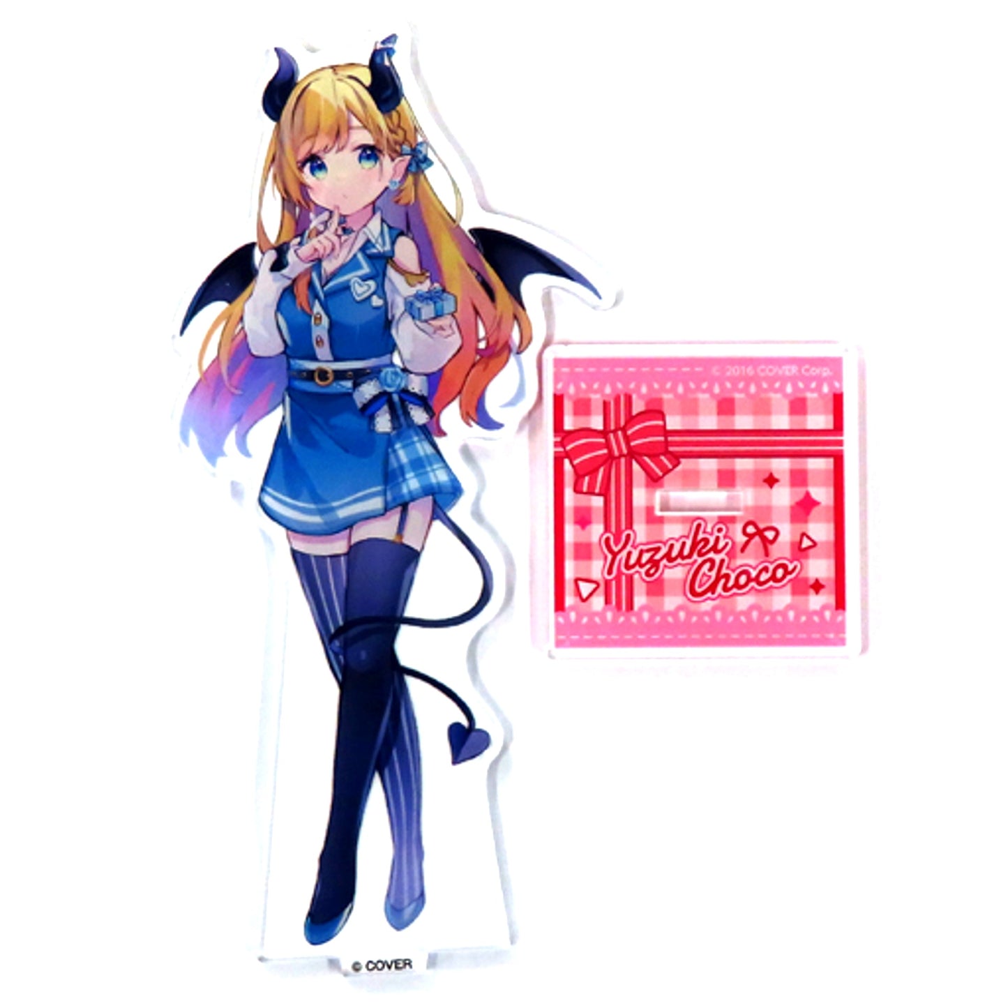 Yuzuki Choco illustration by Sencha Acrylic Stand Virtual YouTuber Hololive x FamilyMart Okaeshi Holomart Campaign [USED]