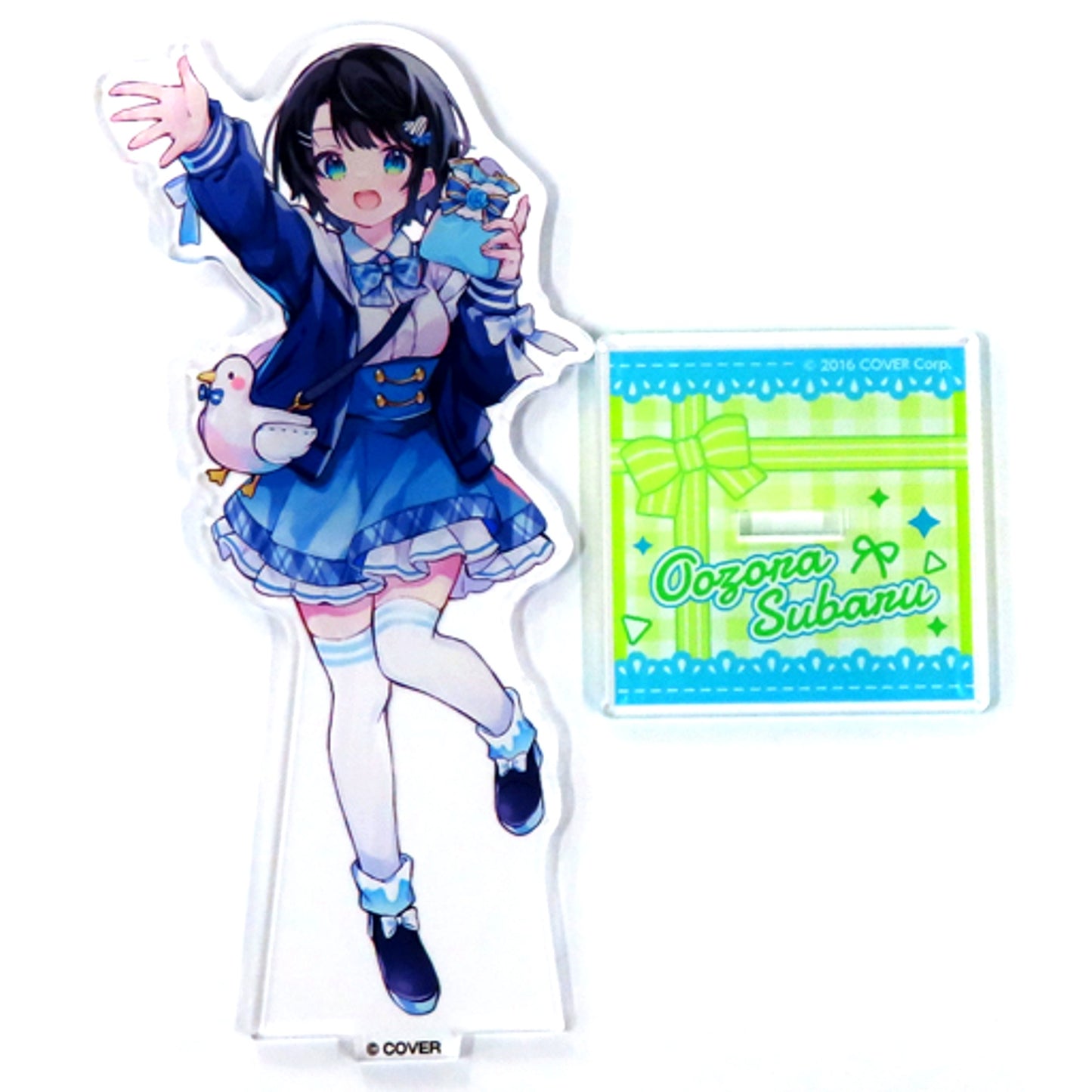 Oozora Subaru illustration by Sencha Acrylic Stand Virtual YouTuber Hololive x FamilyMart Okaeshi Holomart Campaign [USED]