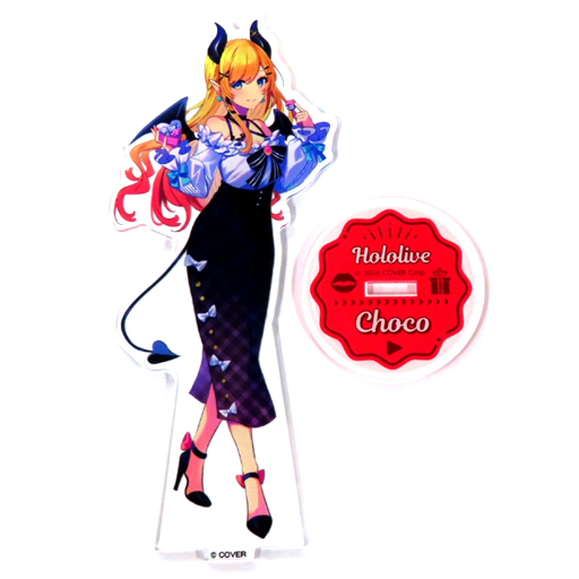 Yuzuki Choco illustration by Saine Acrylic Stand Virtual YouTuber Hololive x FamilyMart Okaeshi Holomart Campaign [USED]