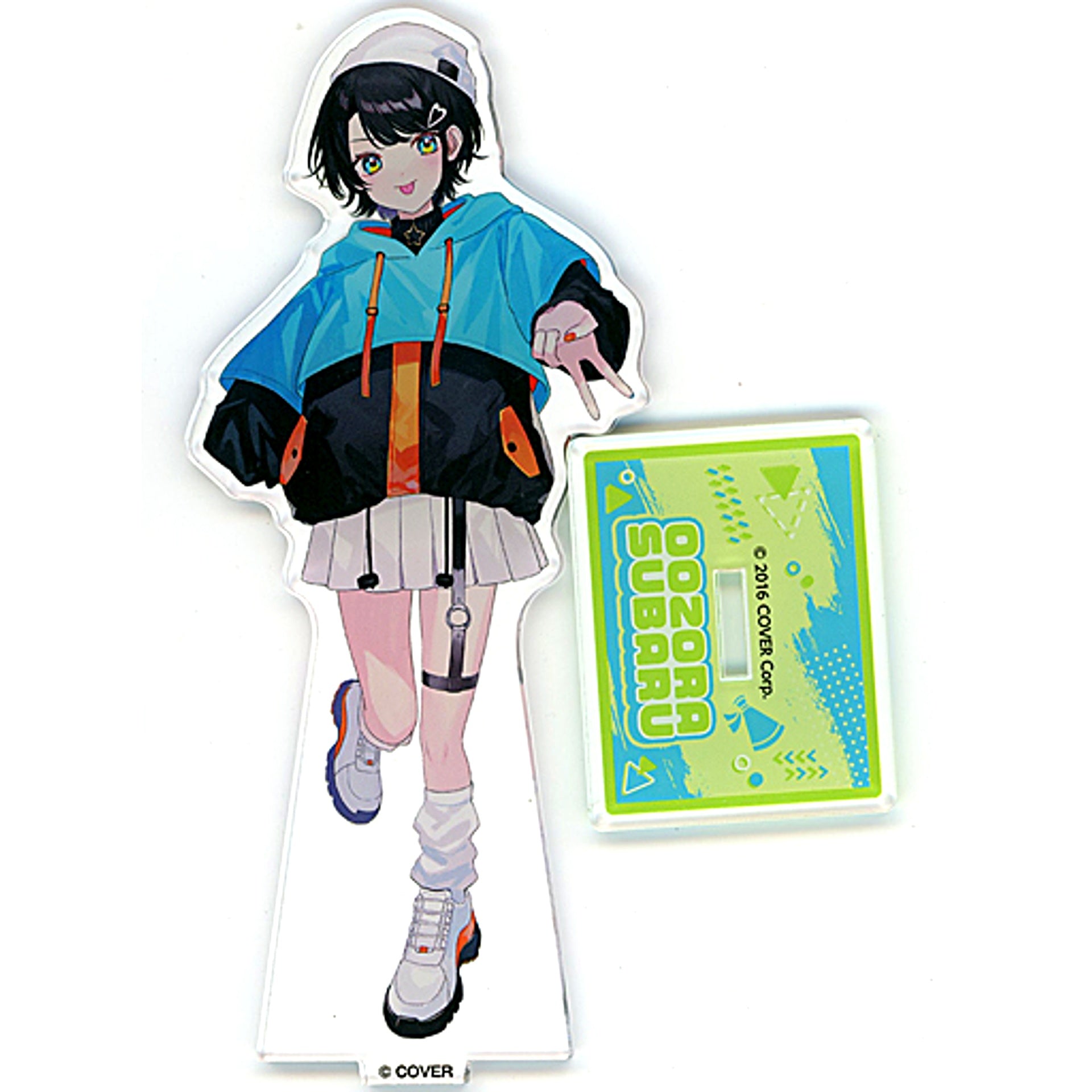 Oozora Subaru illustration by Shugao Acrylic Stand VTuber hololive x FamilyMart Okaeshi Holomart Campaign Famipay WEB Limited [USED]