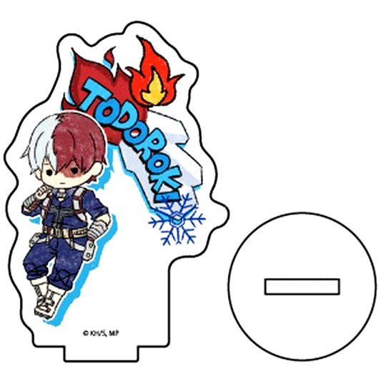 Shoto Todoroki My Hero Academia Acrylic Petit Stand 04. POP Art Illustration [USED]