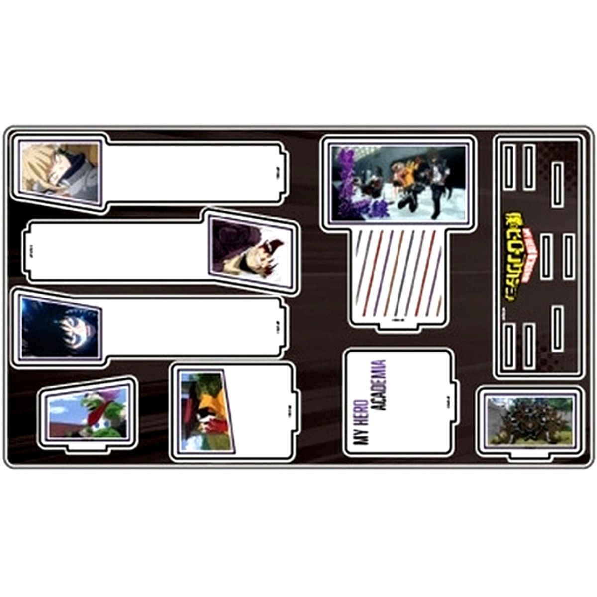 Villain 16. My Hero Academia Group Design Villain ver. Scene Shot Illustration Premium Acrylic Diorama Plate [USED]