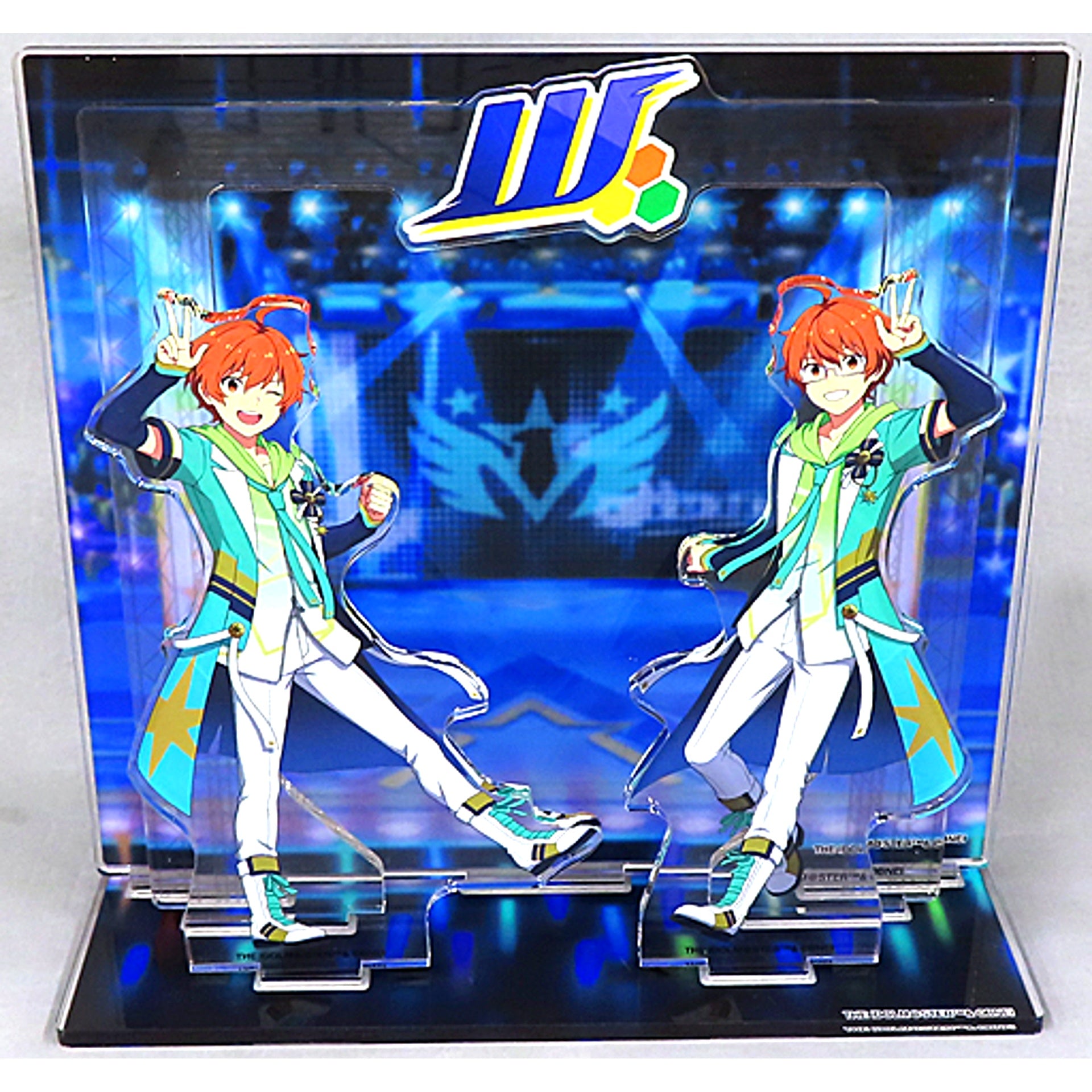 W THE IDOLM@STER SideM Commemorative Official Acrylic Diorama 7th STAGE GROW & GLOW [USED]