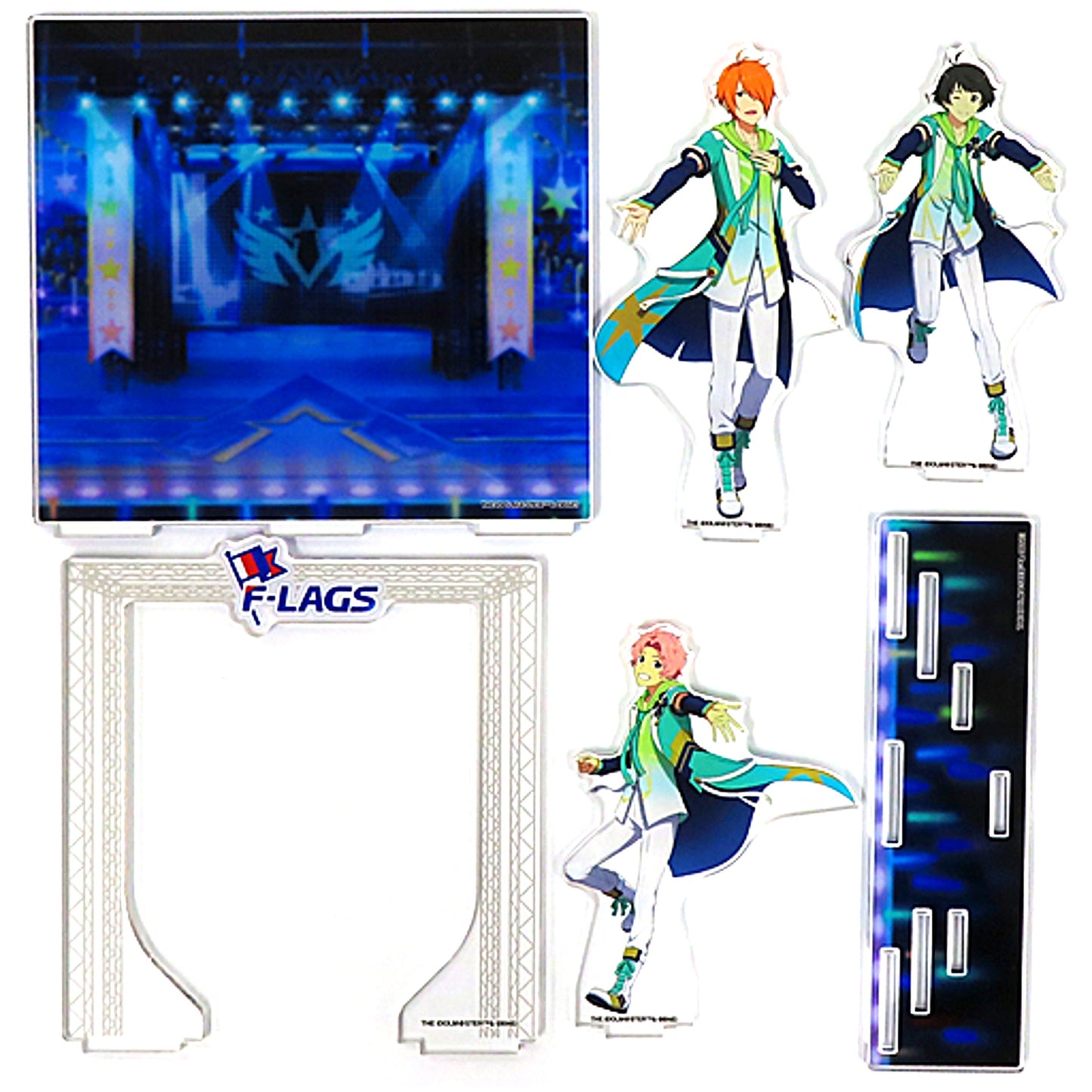 F-LAGS THE IDOLM@STER SideM Commemorative Official Acrylic Diorama 7th STAGE GROW & GLOW [USED]