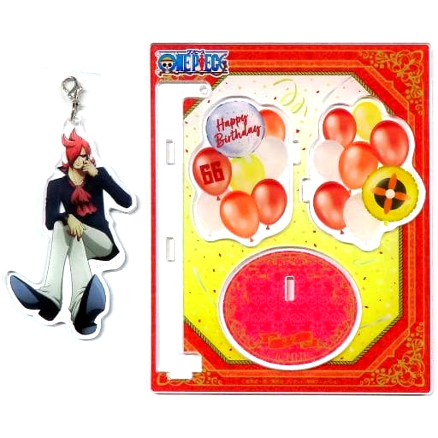 Ichiji One Piece Birthday Yurayura Wobble Acrylic Stand 2023 Mugiwara Store Limited [USED]