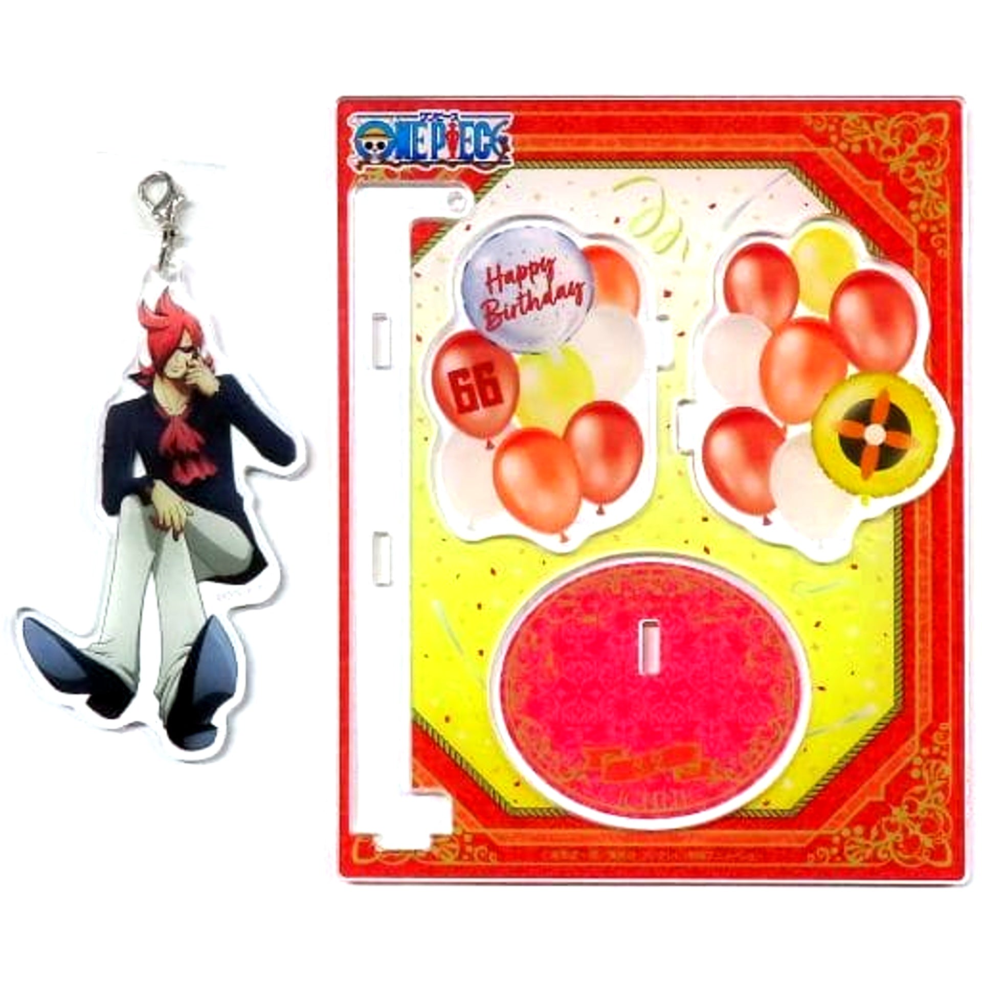 Ichiji One Piece Birthday Yurayura Wobble Acrylic Stand 2023 Mugiwara Store Limited [USED]