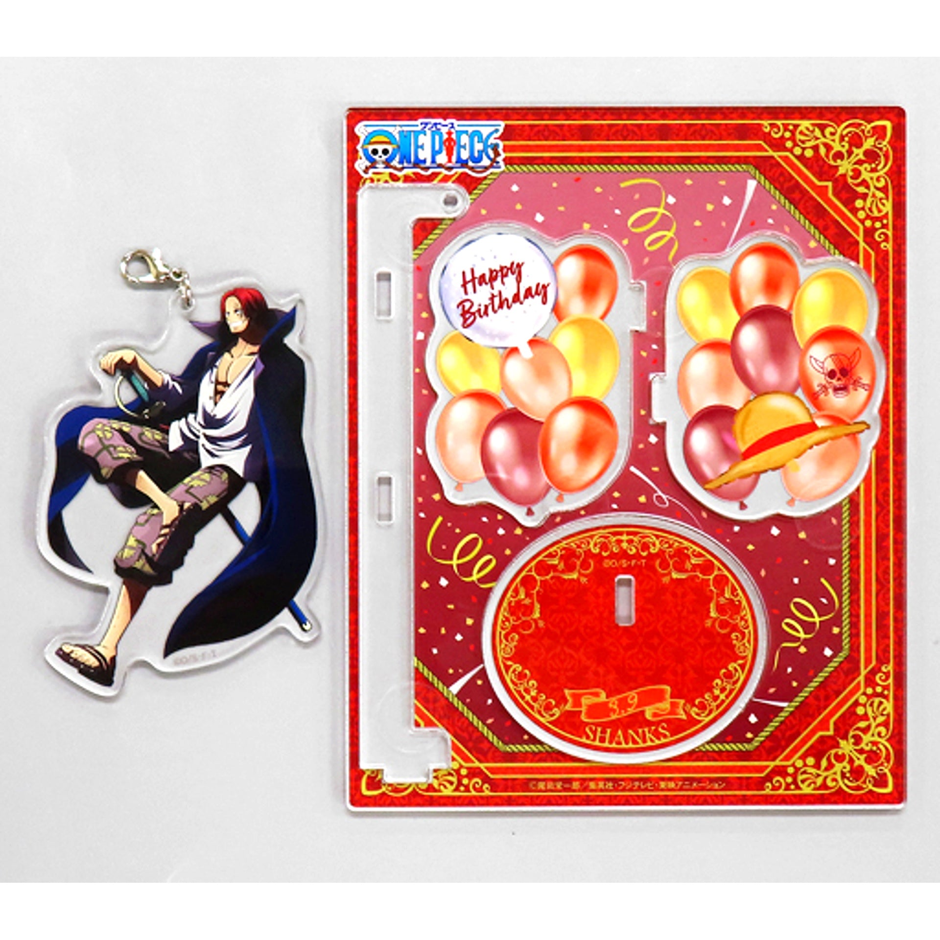 Shanks Birthday Swaying Acrylic Stand - 2023 One Piece Mugiwara Store Limited [USED]
