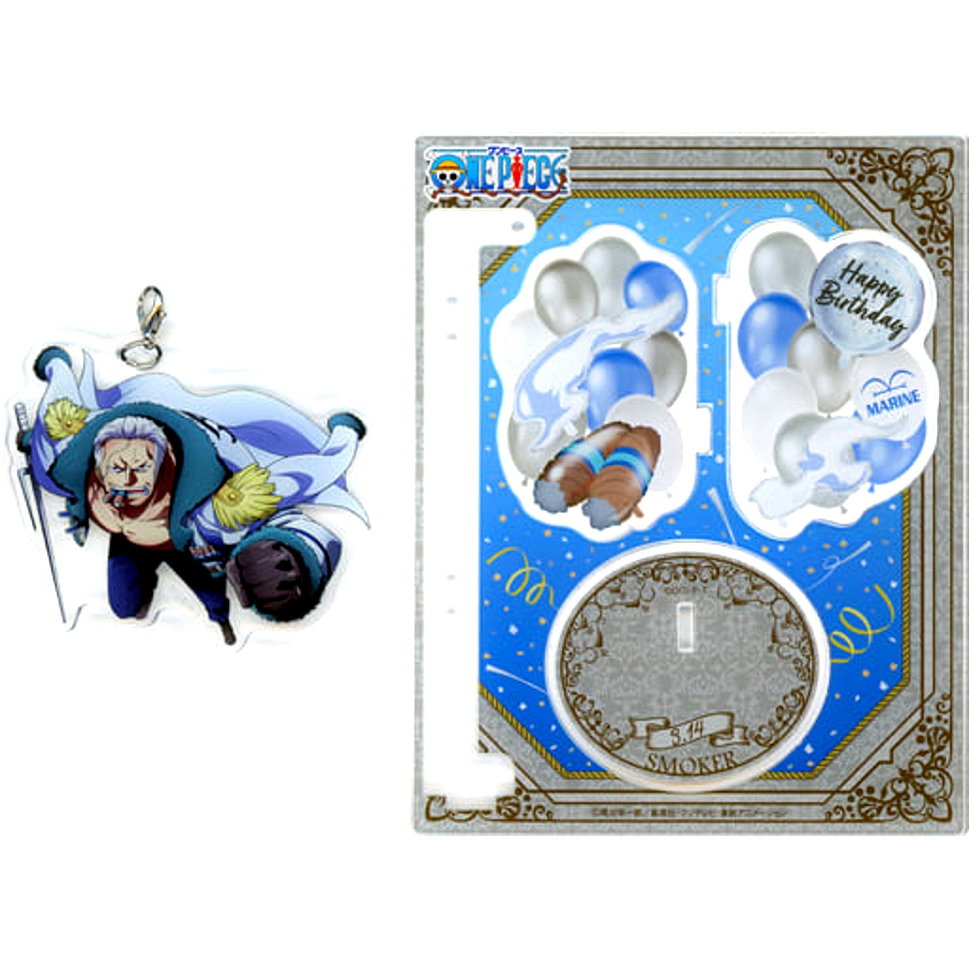 Smoker One Piece 2023 Birthday Wobbly Acrylic Stand Mugiwara Store Limited [USED]