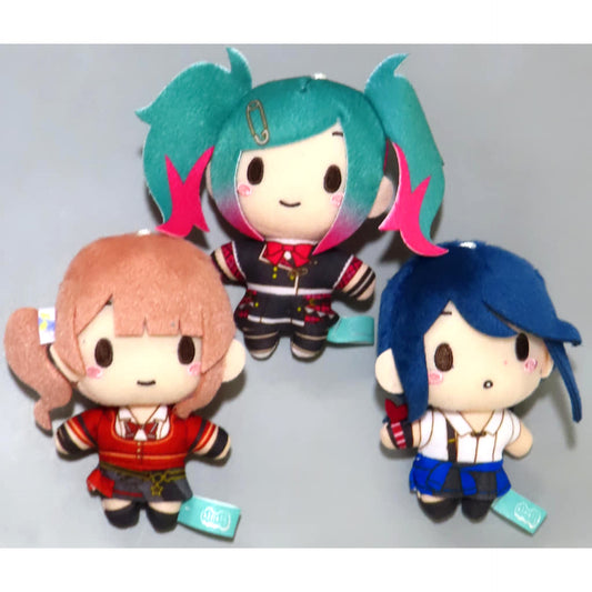 Hatsune Miku: Colorful Stage! Ichika Hoshino & Others Fuwapuchi Mascot Leo/Need Vol.1 Ex All 3 Types Set Mascot [USED]