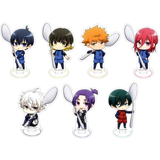 Set of 7 Blue Lock Mogu Fure Acrylic Stand Collection [USED]