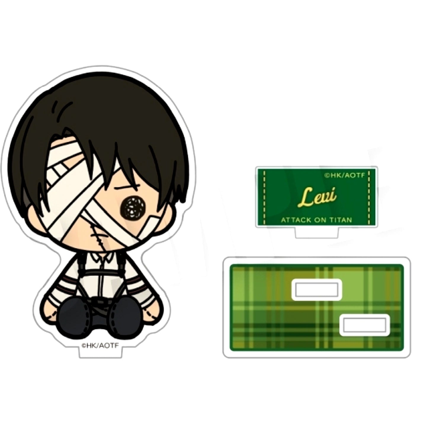 02 Levi Attack on Titan Pluppy Acrylic Stand [USED]