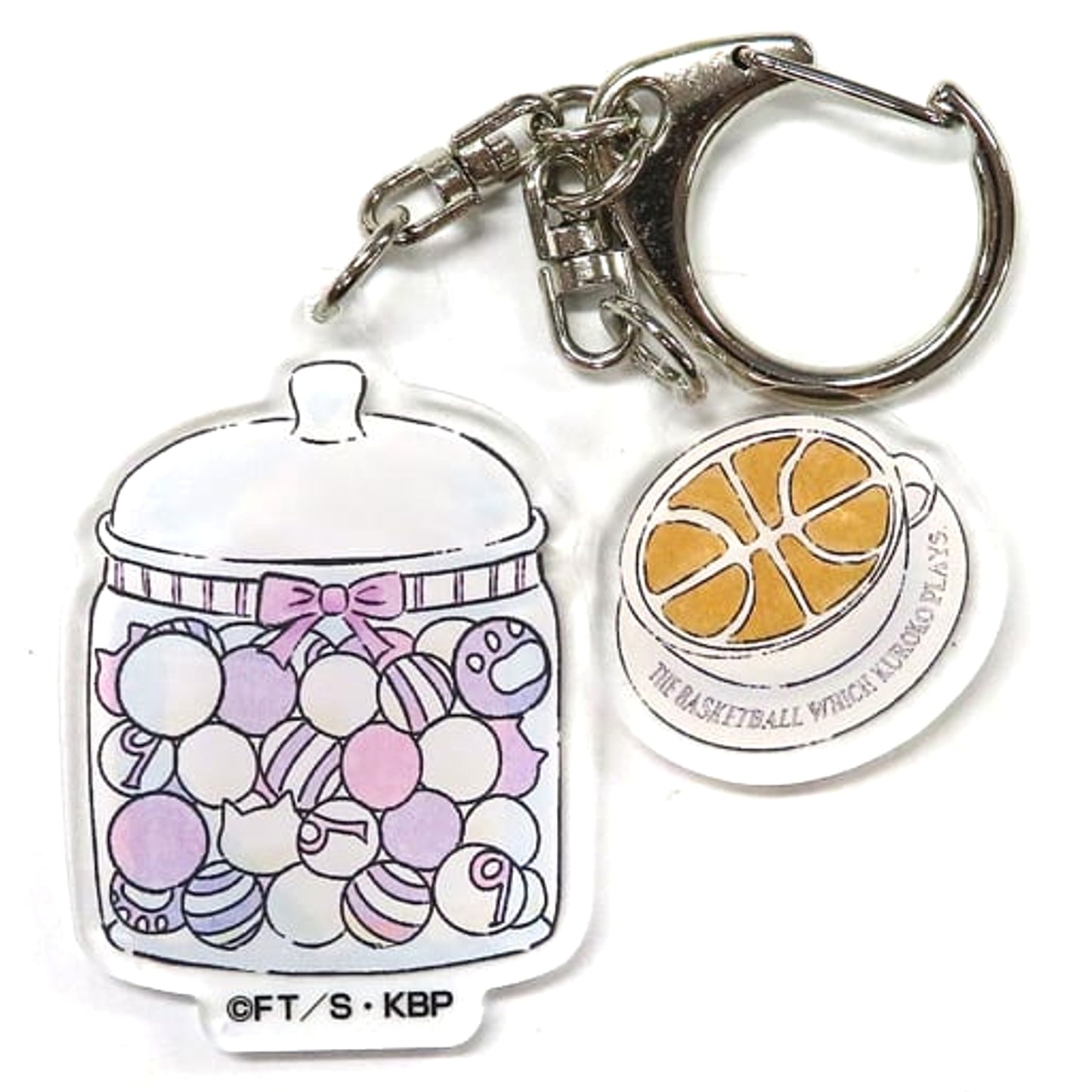 Kuroko's Basketball Atsushi Murasakibara Motif Acrylic Keychain in Alice in Wonderland Limited Keychains [USED]