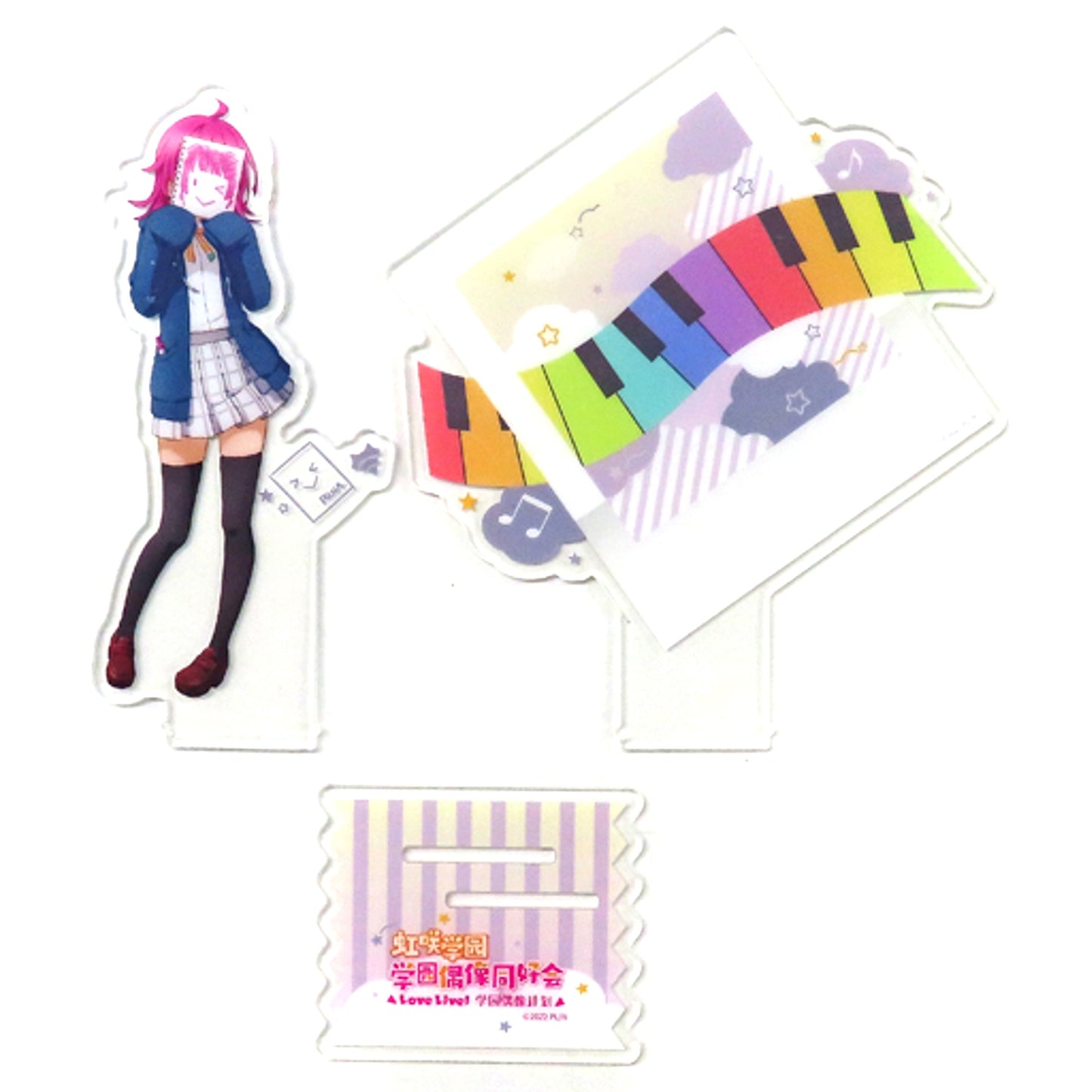 Rina Tennoji Life-size Acrylic Stand with Background Love Live! Nijigasaki High School Idol Club x Lawson China Limited [USED]