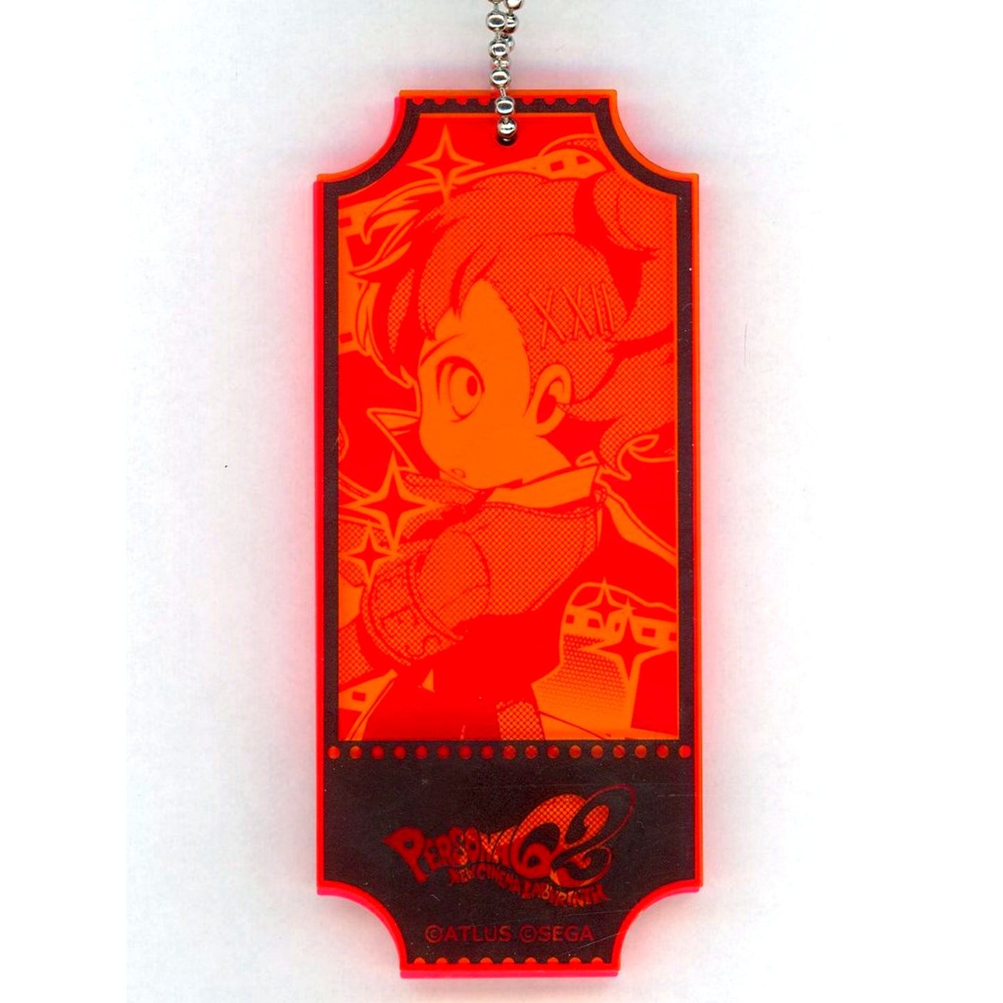 P3 Female Protagonist Twin Acrylic Keychain Persona Q2 New Cinema Labyrinth [USED]