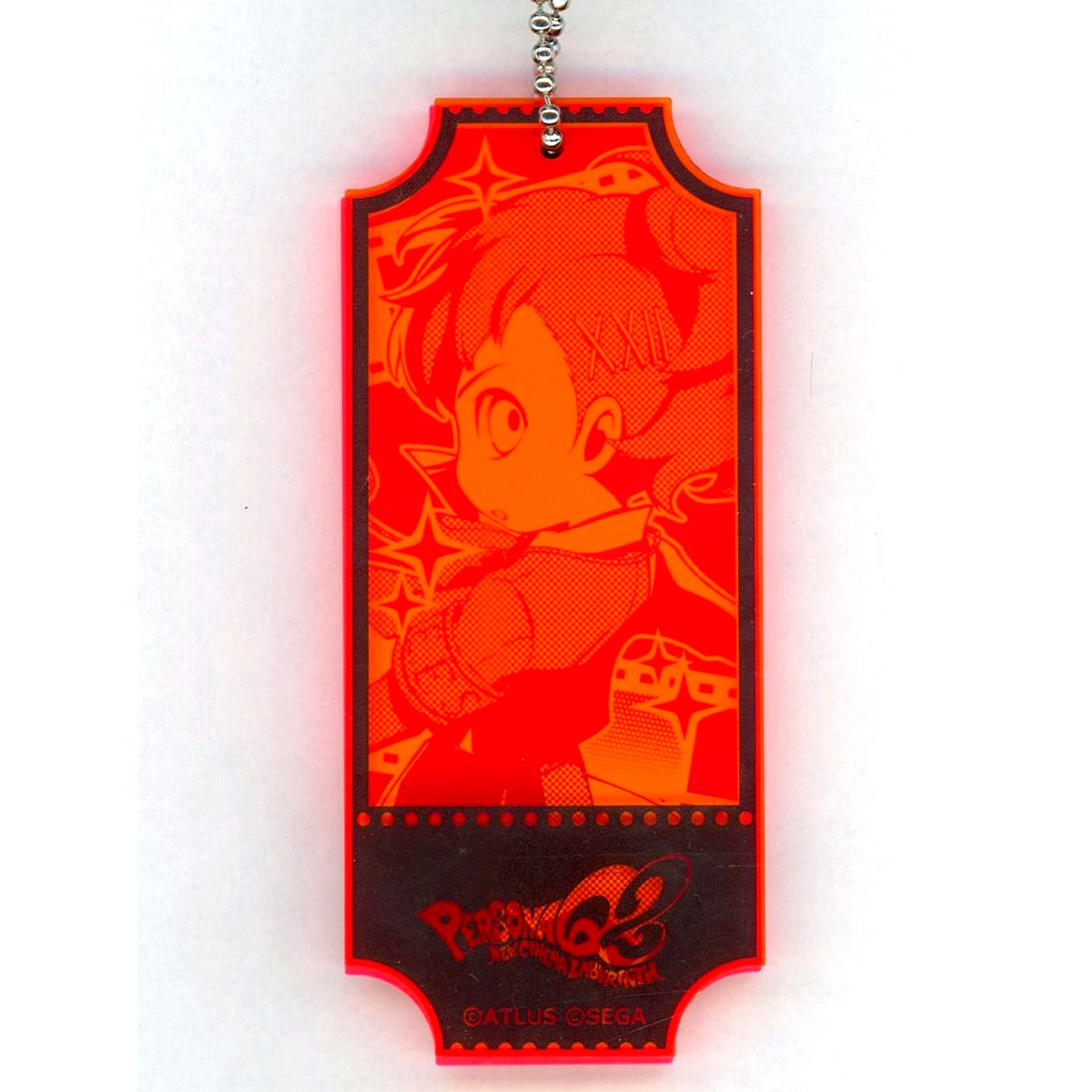 P3 Female Protagonist Twin Acrylic Keychain Persona Q2 New Cinema Labyrinth [USED]