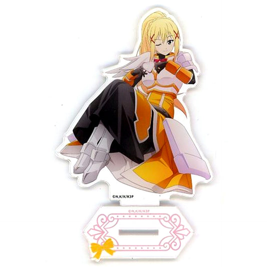 Darkness Prize B-3 Heart Acrylic Stand Figure Kujibikido KonoSuba: God's Blessing on this Wonderful World! Darkness Birthday Kuji [USED]