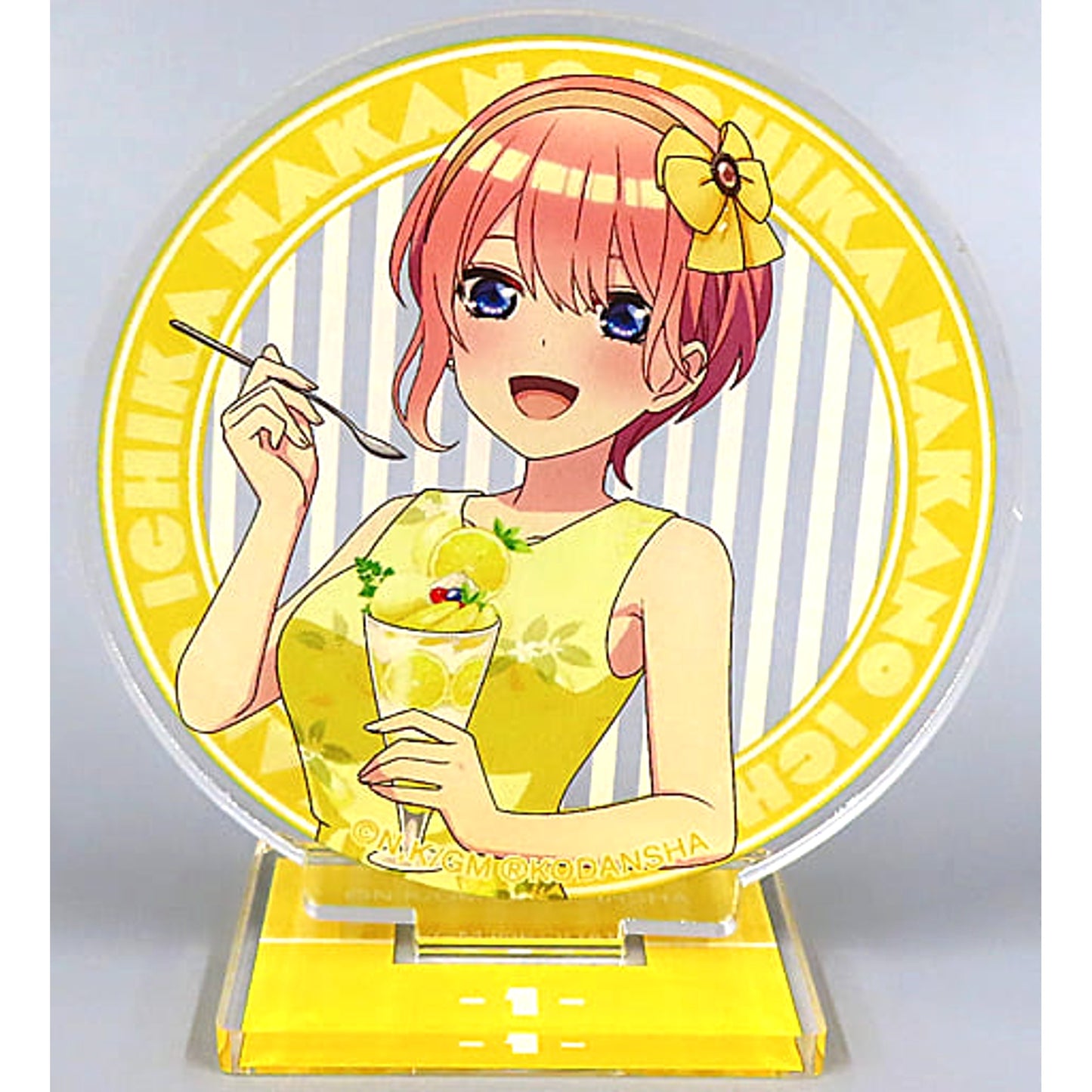 The Quintessential Quintuplets Movie Ichika Nakano Trading Acrylic Stand Original Illustration Fruits One-Piece Ver. Bust-Up Acrylic Stands [USED]