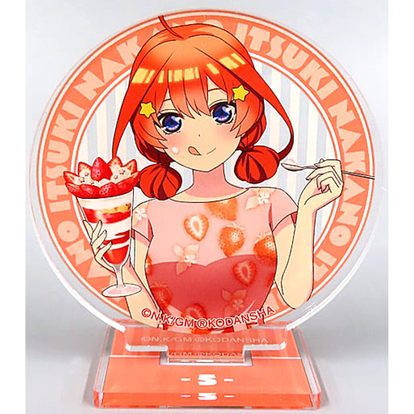 The Quintessential Quintuplets Movie Itsuki Nakano Original Illustration Fruits One-piece Dress ver. Trading Acrylic Stand Bust Up Acrylic Stands [USED]