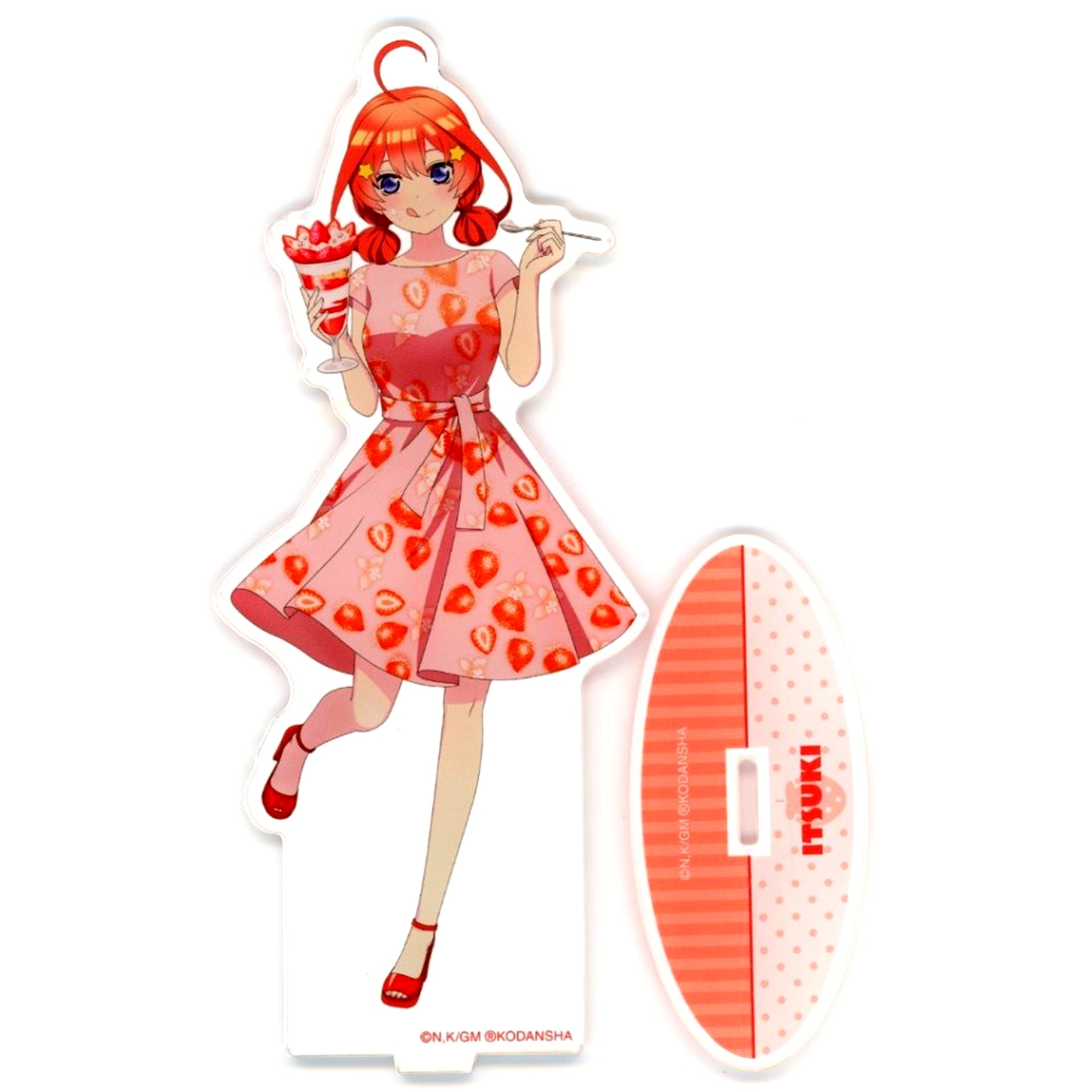 Itsuki Nakano Newly Drawn Illustration Fruit One Piece Ver. BIG Acrylic Stand Movie The Quintessential Quintuplets [USED]