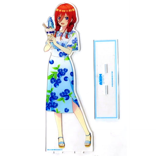 Miku Nakano Illustration Fruit Dress Ver. Oversized Acrylic Stand The Quintessential Quintuplets Movie [USED]