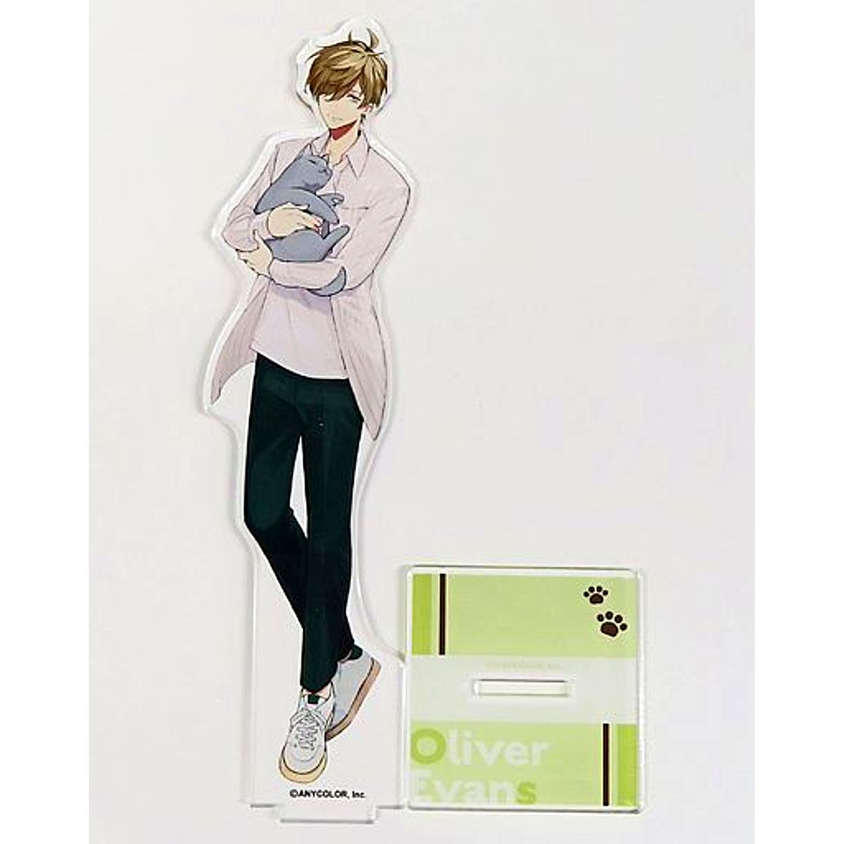 Oliver Evans Acrylic Stand Virtual YouTuber Nijisanji NIJISANJI x Karaoke Manekineko: Holiday with cat [USED]