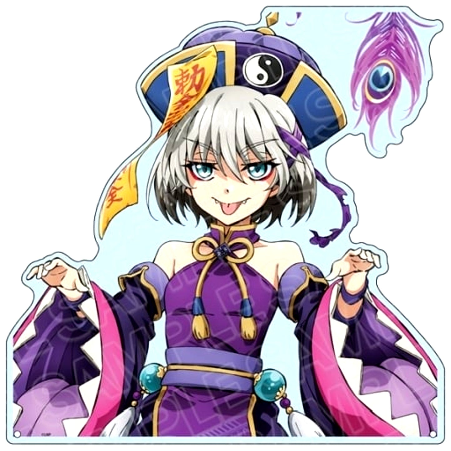 Dearche Chinese Dress Ver. Extra Large Die-Cut Acrylic Board Magical Girl Lyrical Nanoha Series [USED]