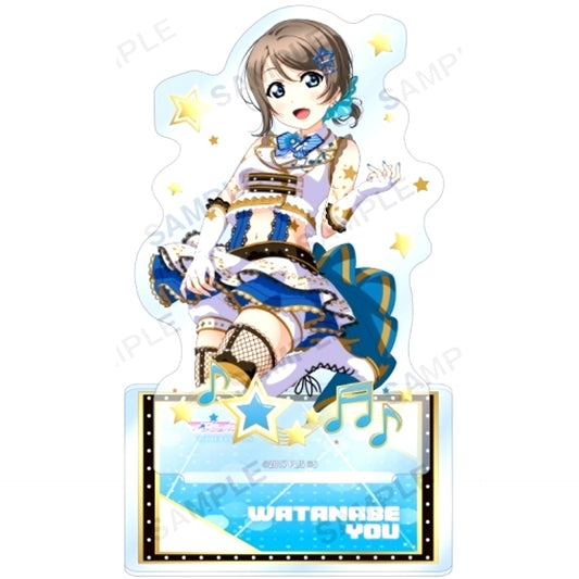 You Watanabe Function Rock Ver. Acrylic Stand Aqours Love Live! School Idol Festival [USED]