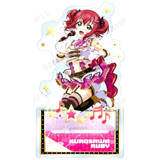 Ruby Kurosawa Function Rock Ver. Acrylic Stand Aqours Love Live! School Idol Festival [USED]