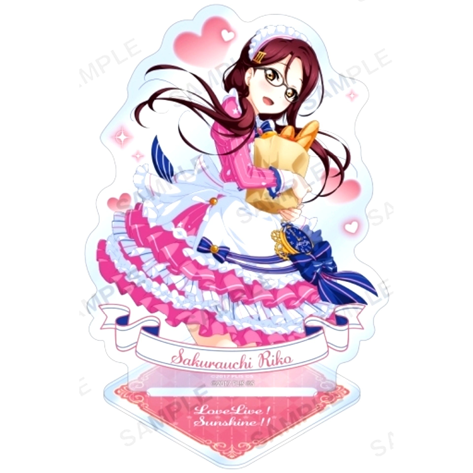 Riko Sakurauchi Maid in Residence Ver. Acrylic Stand Aqours Love Live! School Idol Festival [USED]