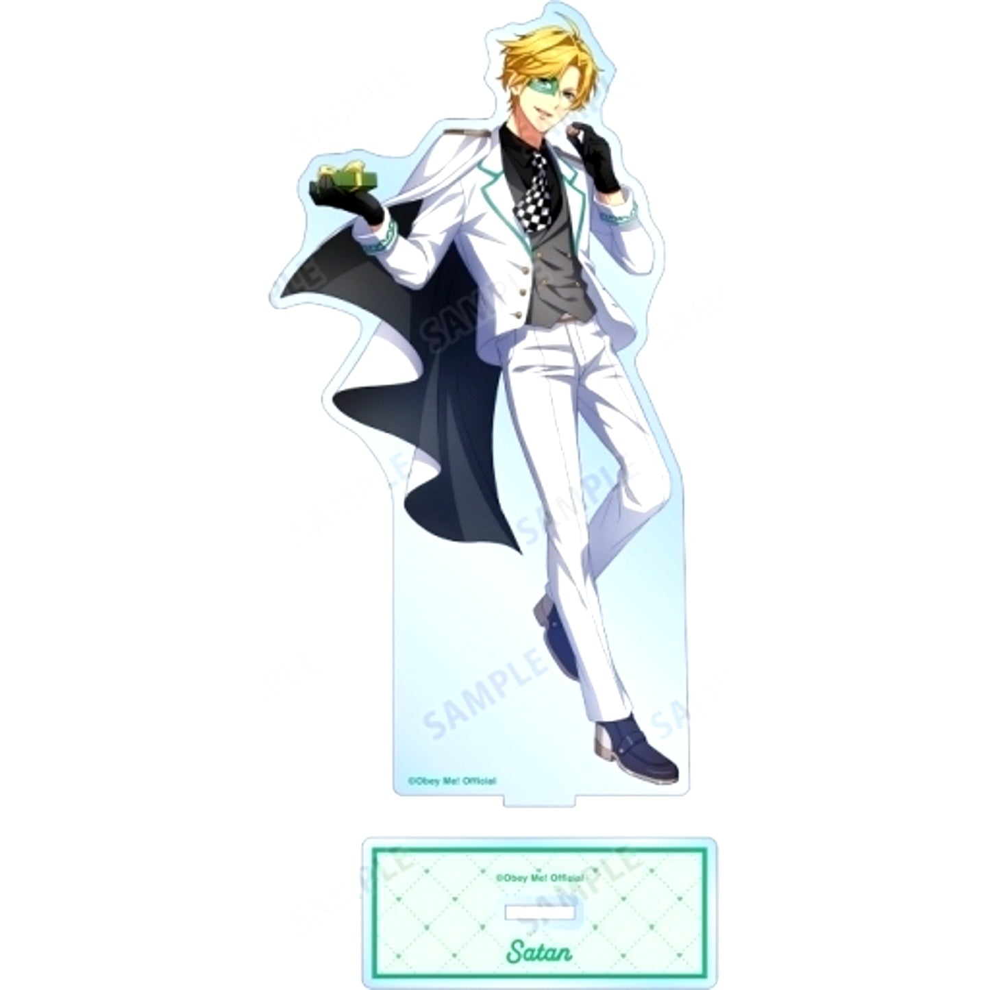 Satan Valentine Phantom Thief Ver. Illustration Big Acrylic Stand Obey Me! [USED]