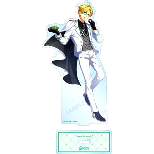Satan Valentine Phantom Thief Ver. Illustration Big Acrylic Stand Obey Me! [USED]