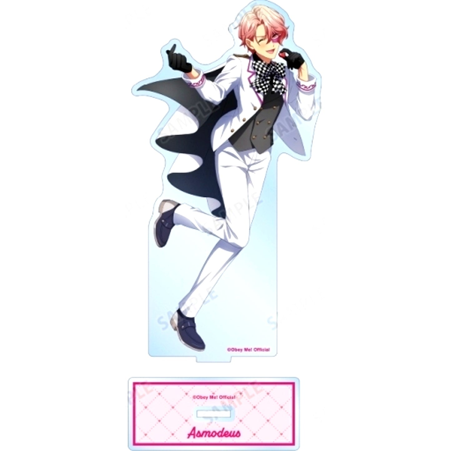 Asmodeus Obey Me! Valentine Phantom Thief Ver. Illustration BIG Acrylic Stand [USED]
