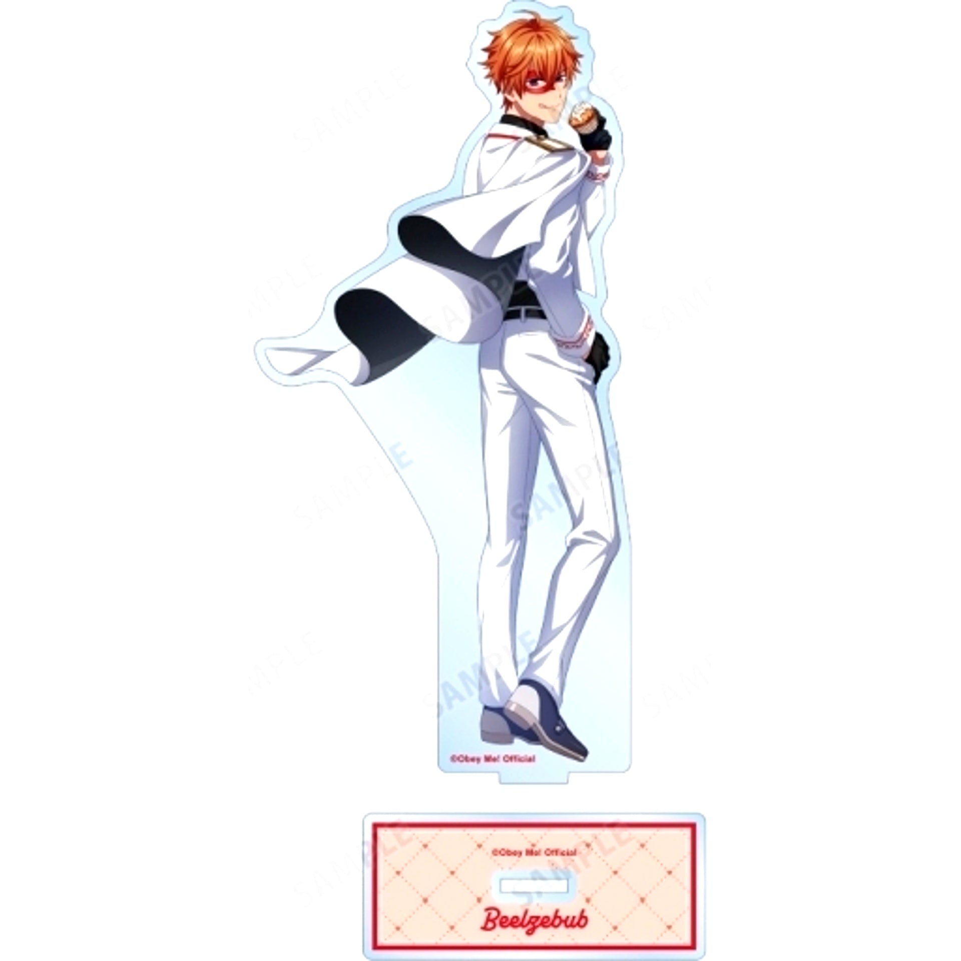 Beelzebub Obey Me! Valentine Phantom Thief Ver. Illustration BIG Acrylic Stand [USED]
