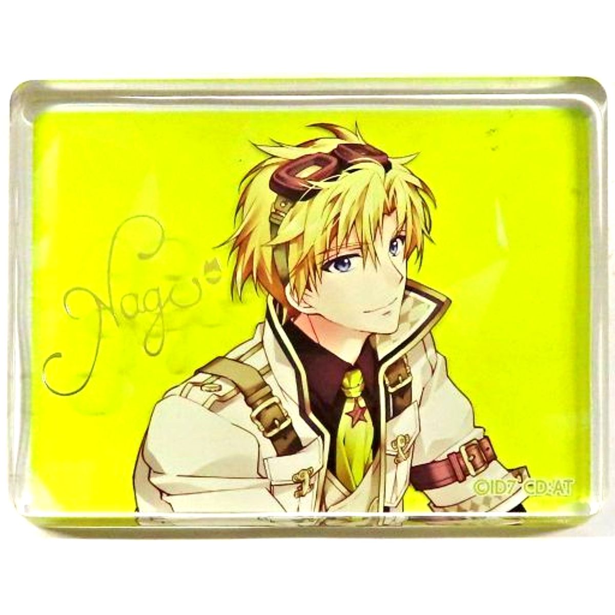 Nagi Rokuya IDOLiSH7 Original Version Acrylic Block Collection BBOX BLACK or WHITE LIVE SHOWDOWN [USED]