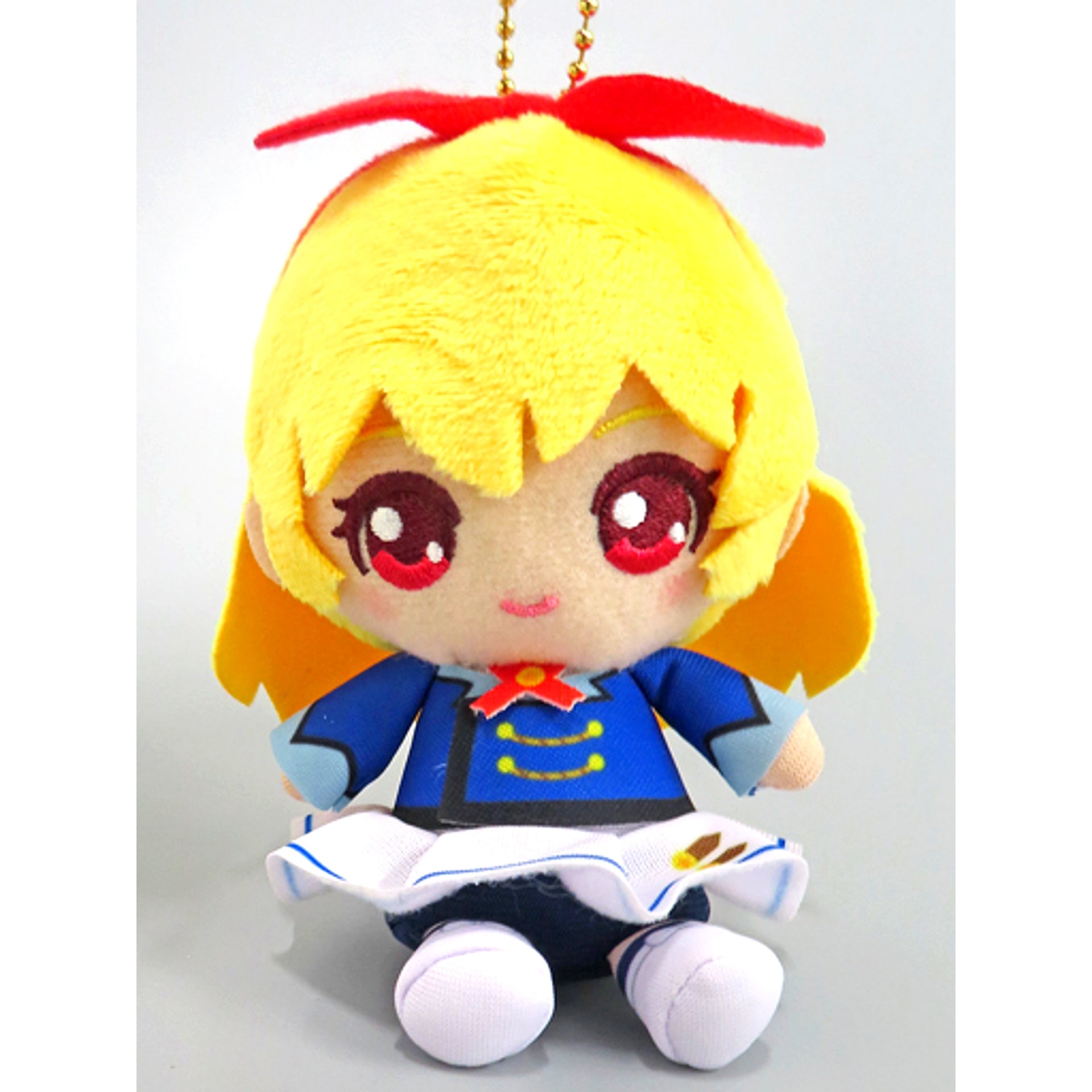 Ichigo Hoshimiya Sitting Ball Chain Mascot Aikatsu! [USED]