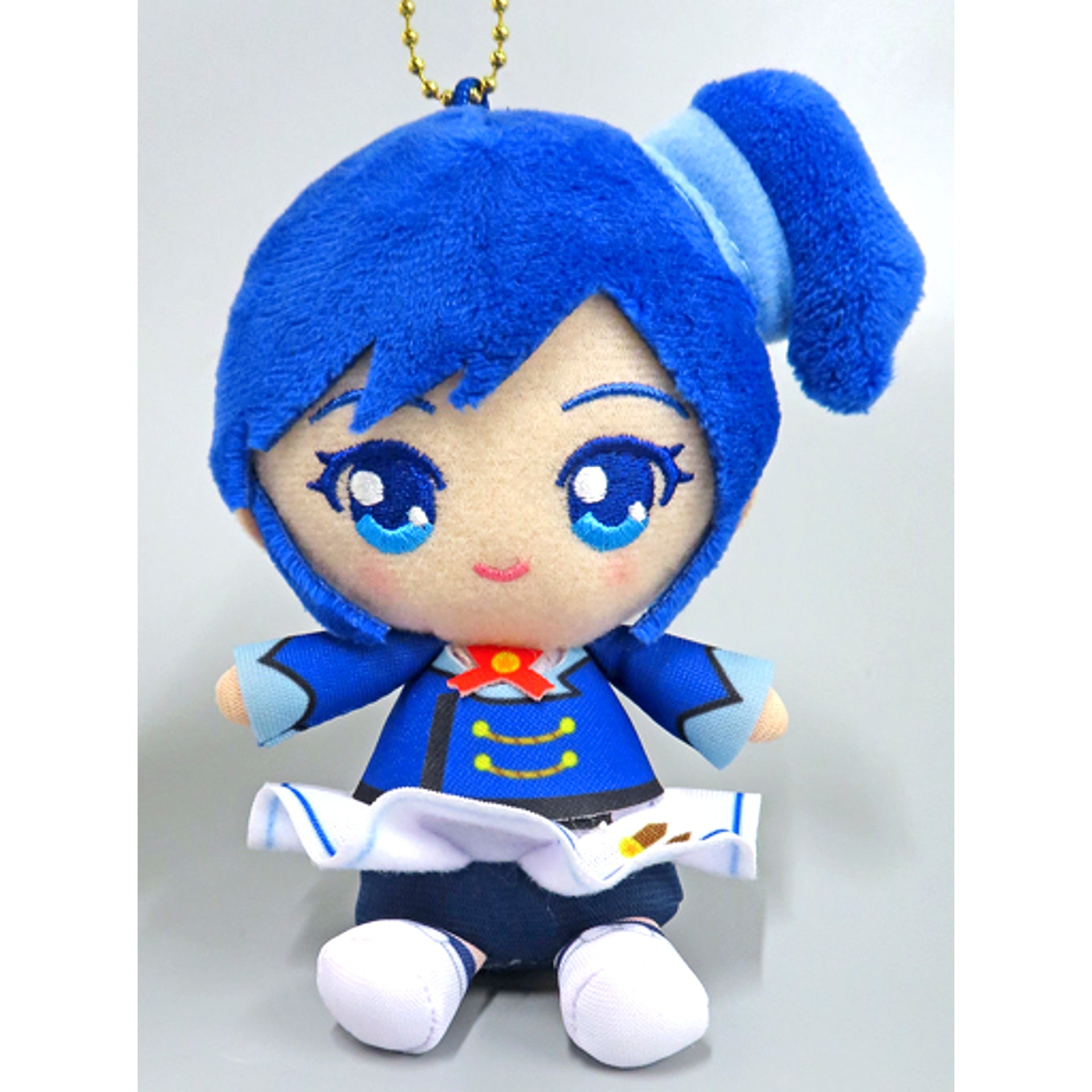 Aoi Kiriya Sitting Ball Chain Mascot Aikatsu! [USED]